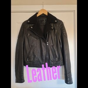 Buffalo leather bomber jacket, Medium